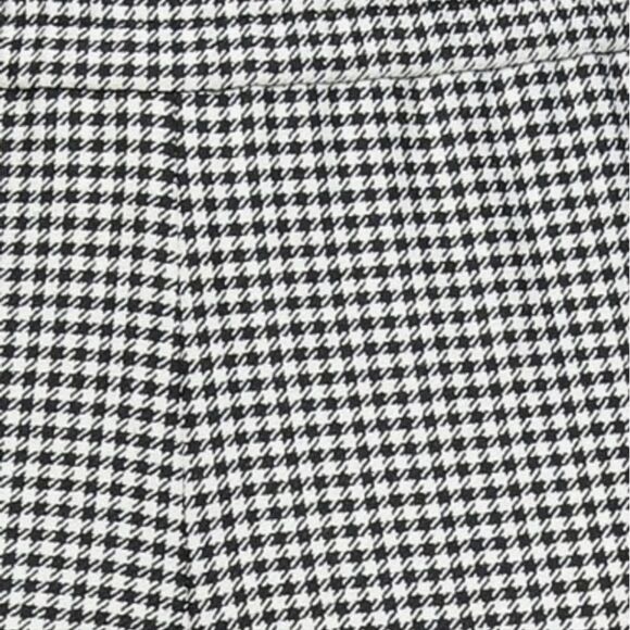 Alice + Olivia Houndstooth Tapered Cargo Pockets Elastic Waist Pants L (21) - Picture 4 of 12